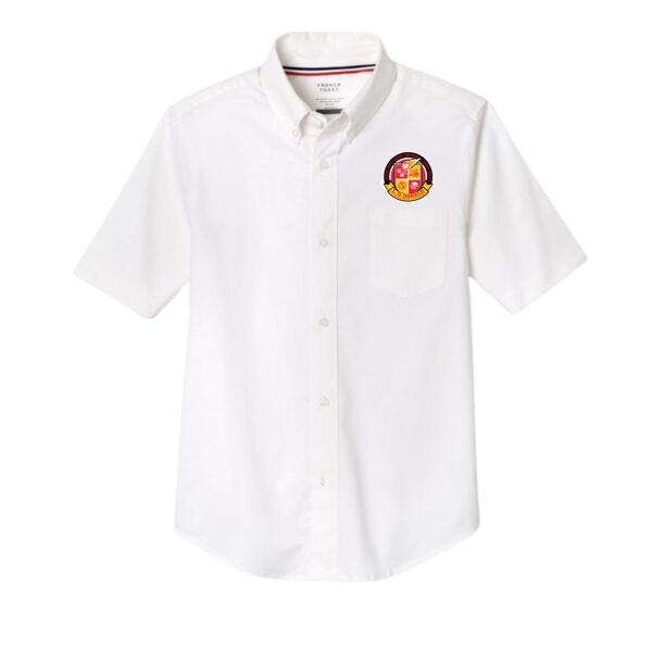 Boys White Short Sleeve Oxford Thumbnail