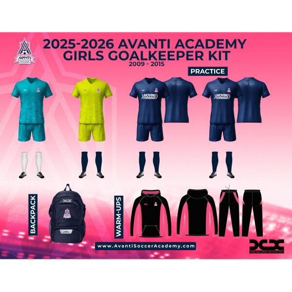 Avanti Girls Academy Goalie Kit Thumbnail